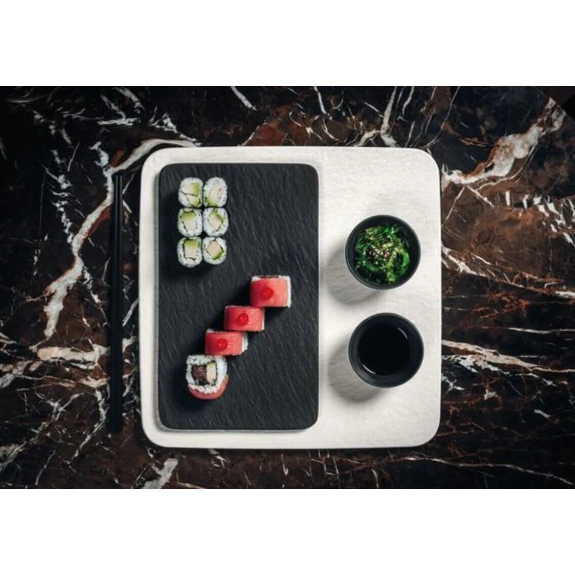 Villeroy & BochServierplatte 32x32 cm Manufacture Rock blanc