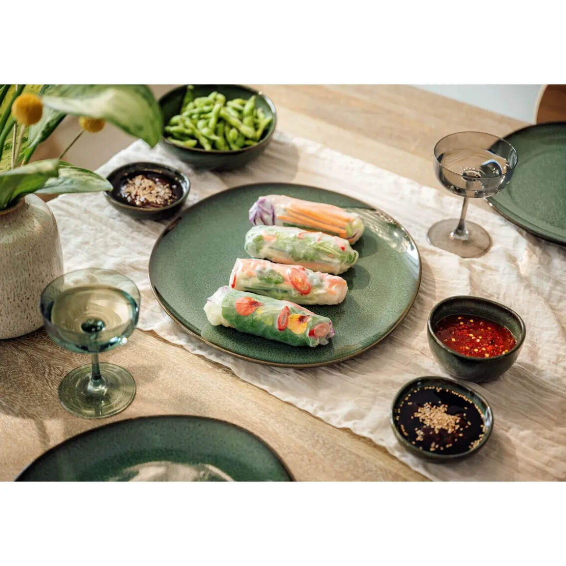 Villeroy & BochServierplatte 32 cm Lave vert