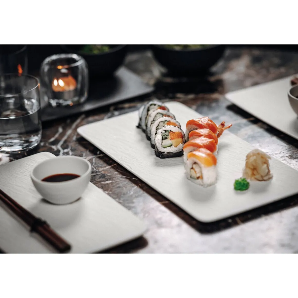 Villeroy & BochServierplatte 35x18 cm Manufacture Rock blanc