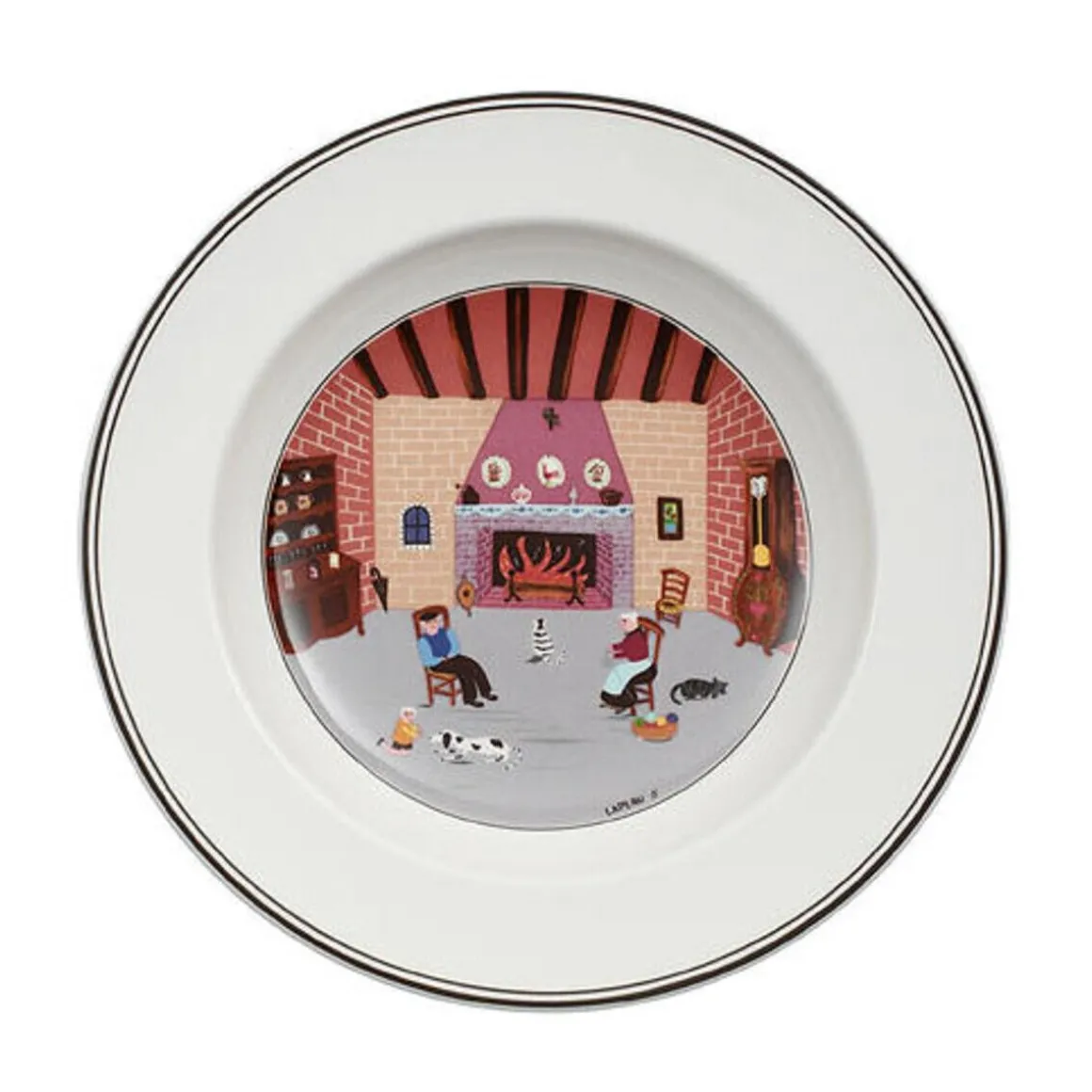 Villeroy & BochSuppenteller 21cm Kamin Design Naif