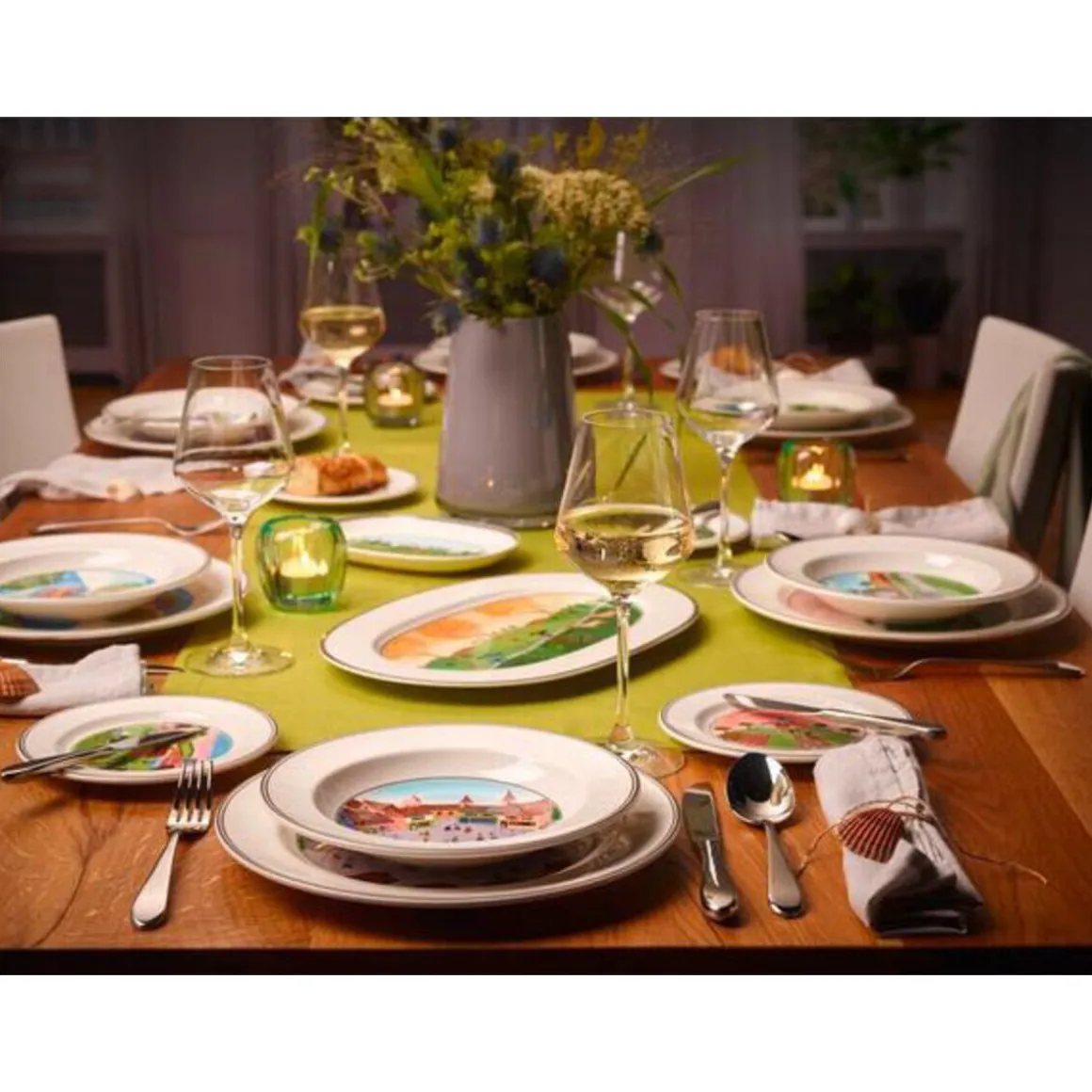 Villeroy & BochSuppenteller 21cm Kamin Design Naif