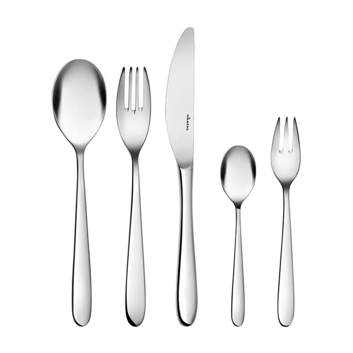 WilkensBesteck-Set mit Kassette 30-tlg. Rotondo Edelstahl poliert