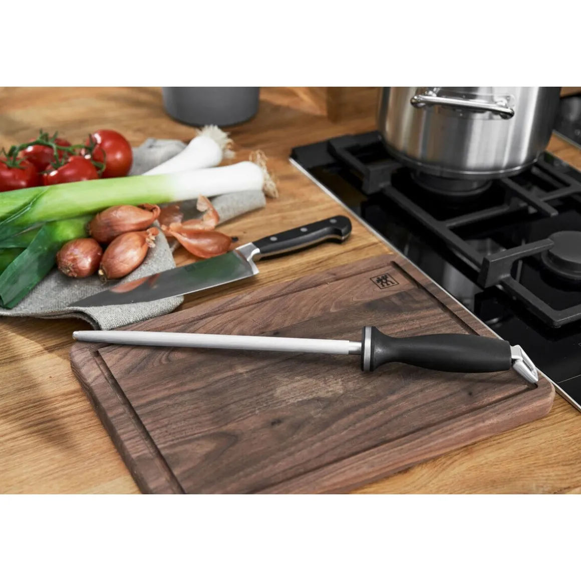 ZwillingWetzstahl 26 cm schwarz