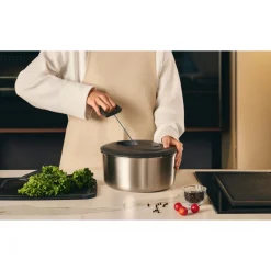 ZylissSalatschleuder 27 cm EasySpin edelstahl