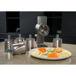 ZylissTrommelreibe 4-tlg. Gourmet schwarz